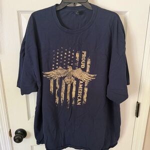 Proud American Navy Blue Graphic Tee